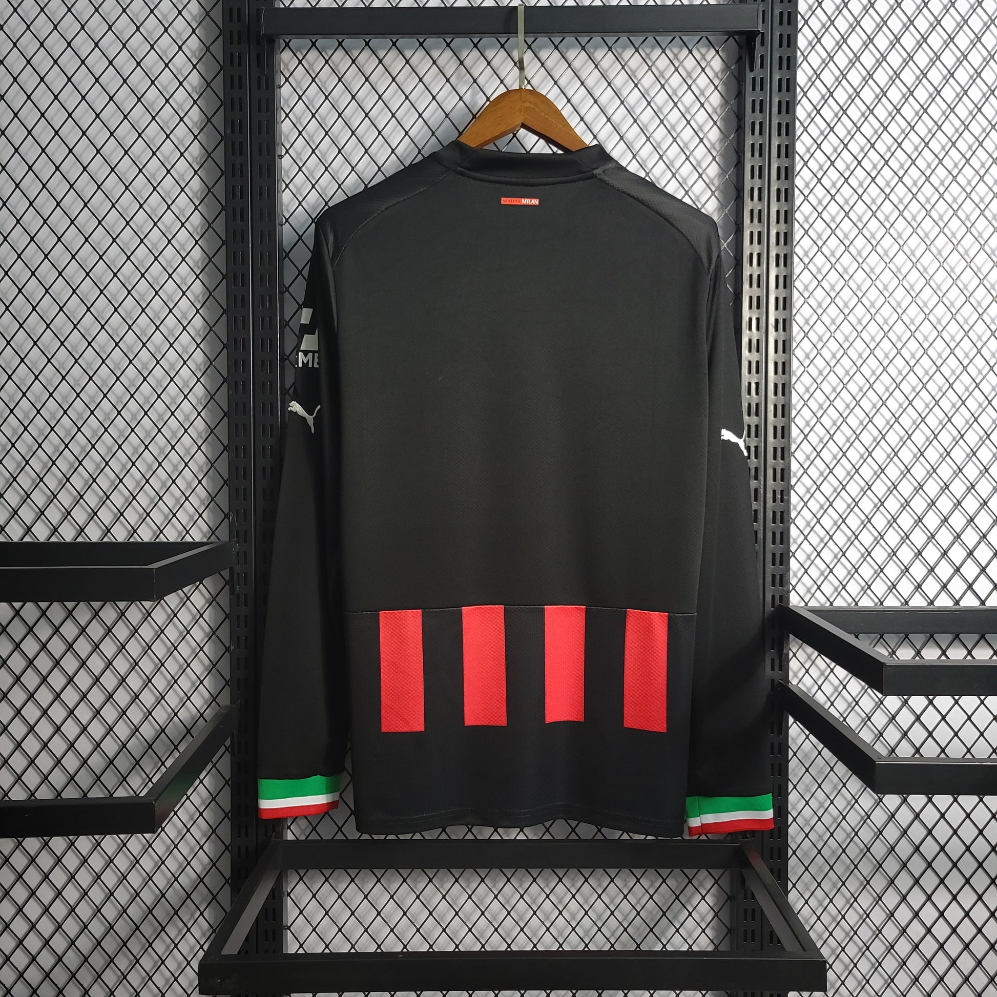 22/23 Long Sleeve AC Milan Home Size S-XXL（Men's fan version） | 衬衫 | M2-2 | 中国供应商