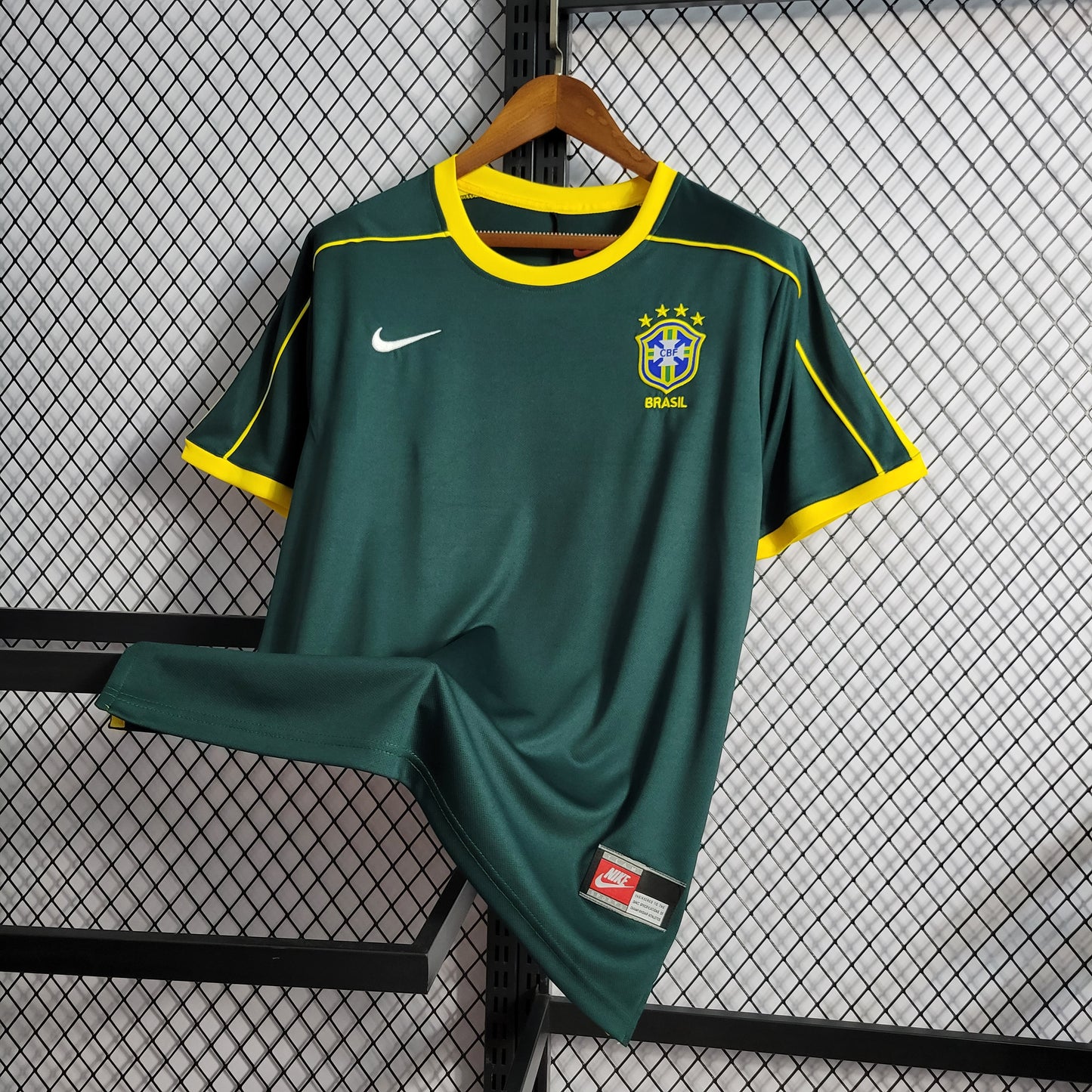 Retro 1998 Brazil Goalkeeper Size S-XXL | 复古/Retro | R | Betty ali Chinese suppliers