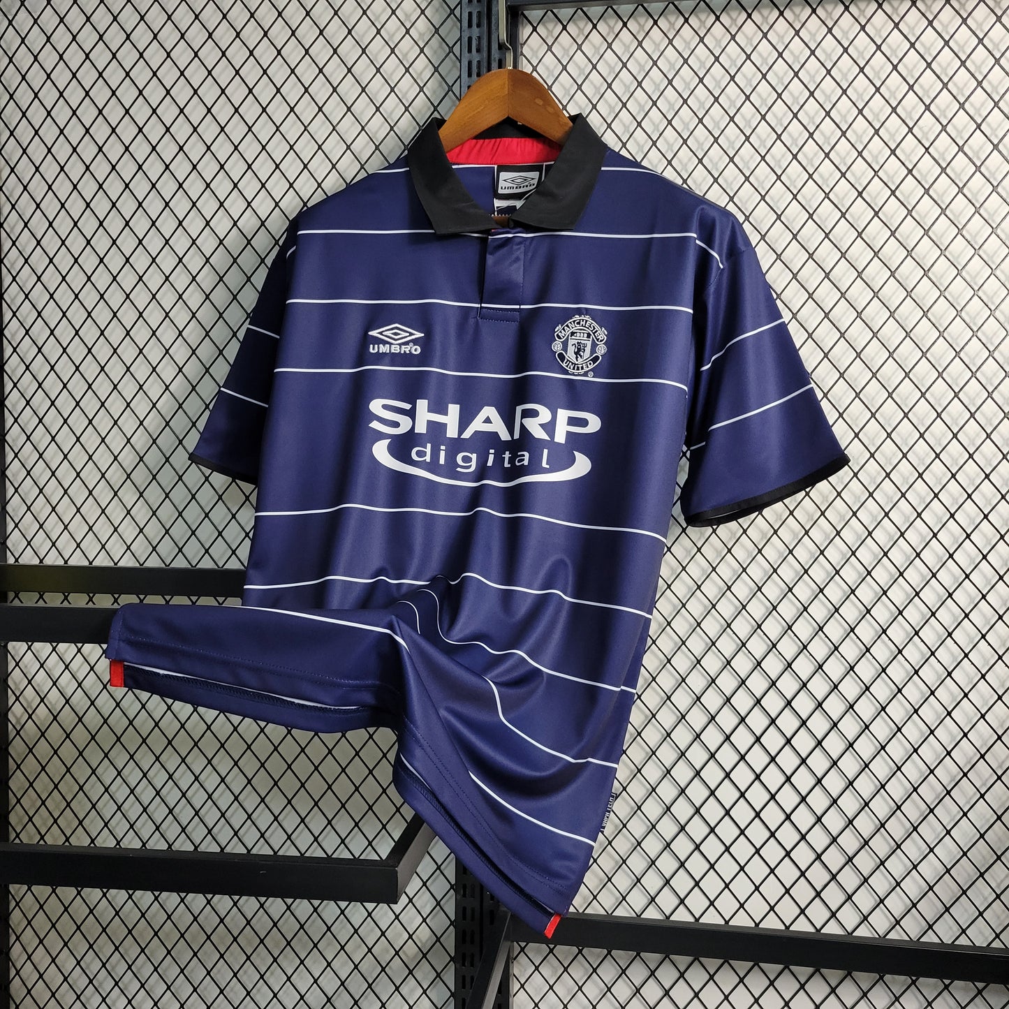 Retro 1999/00 Manchester United away size S-XXL | 复古/Retro | R | Betty ali Chinese suppliers