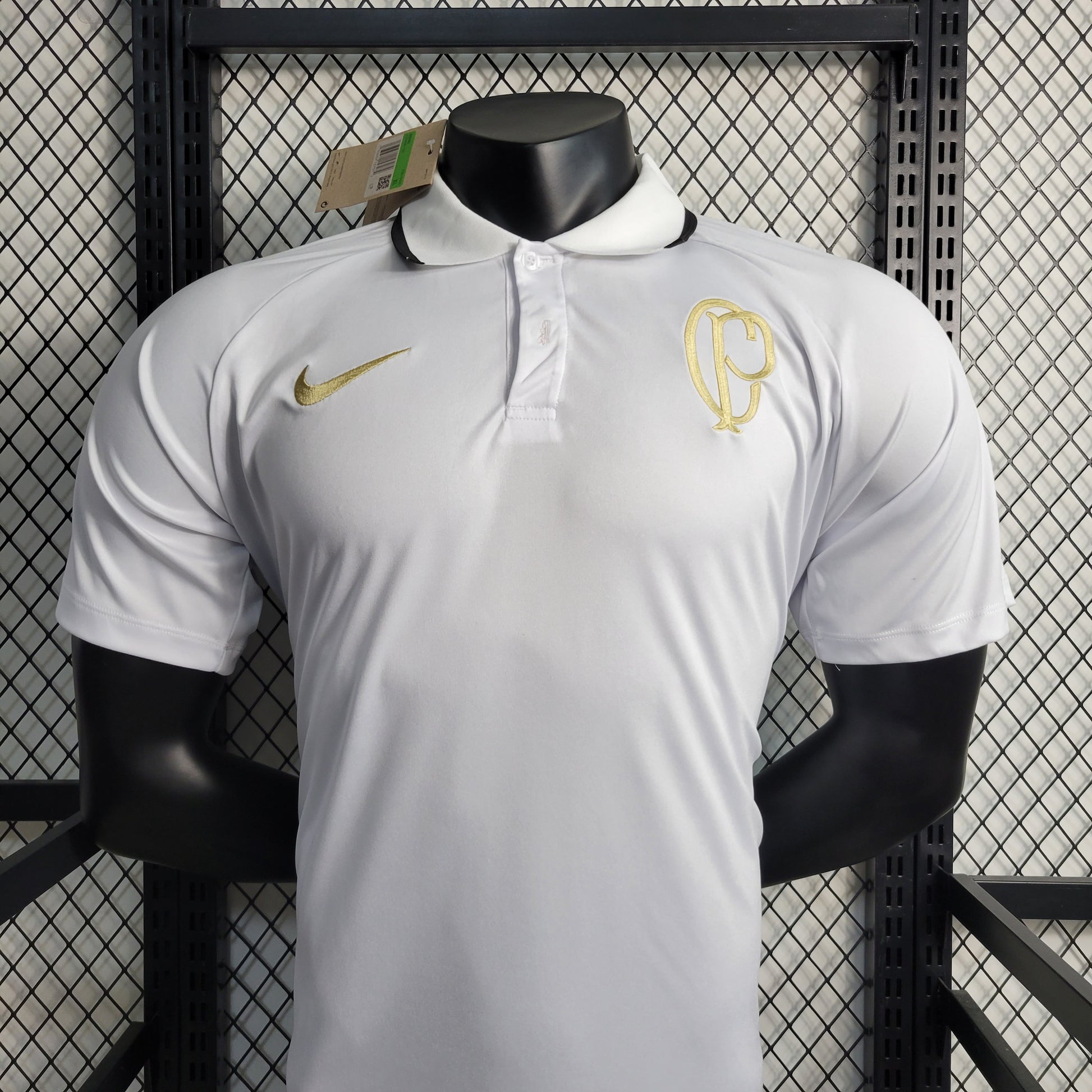 23-24 POLO Corinthians White Training Suit Size S-XXL（Men's Fan Edition） | 衬衫 | M1-1 | Betty ali Chinese suppliers