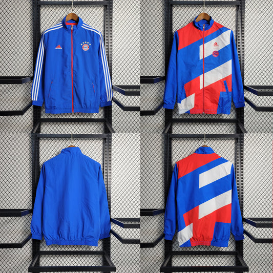 23-24 Reversible Windbreaker Bayern Munich S-XXL | 风衣 | B3 | 中国供应商