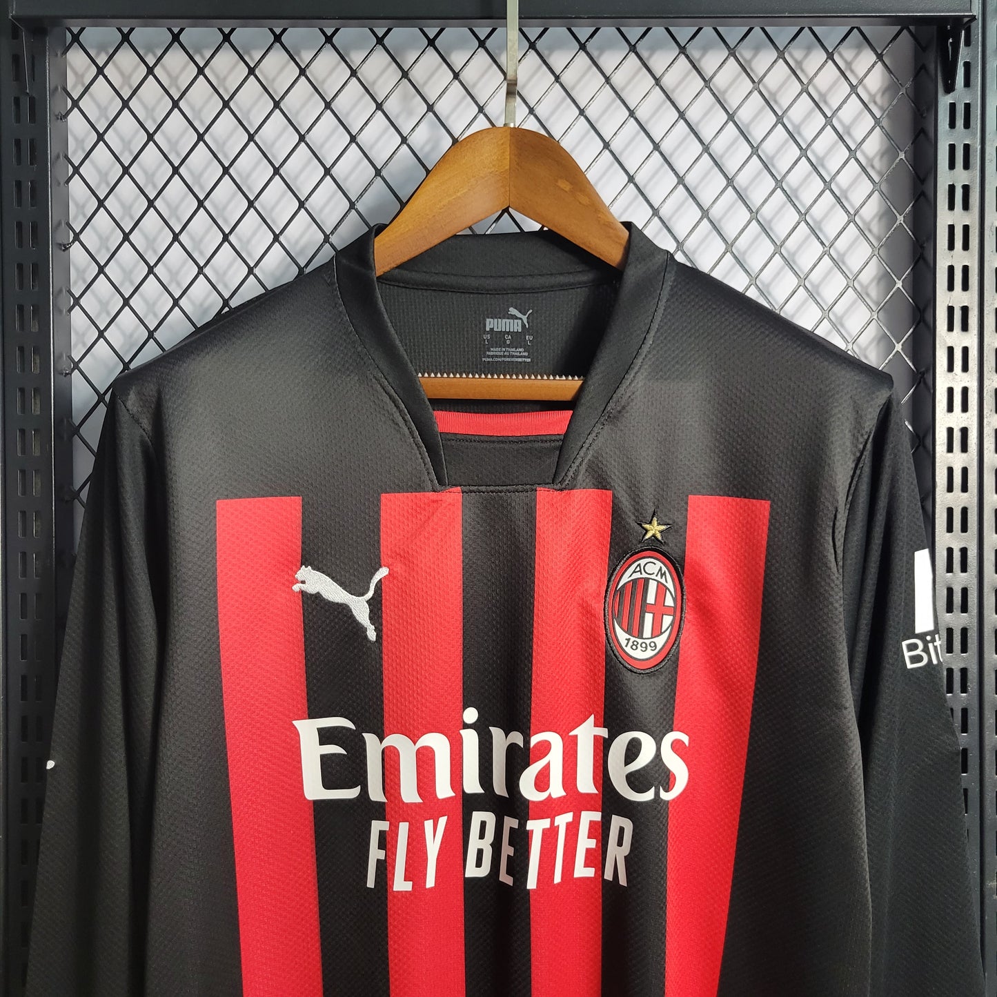 22/23 Long Sleeve AC Milan Home Size S-XXL（Men's fan version） | 衬衫 | M2-2 | 中国供应商