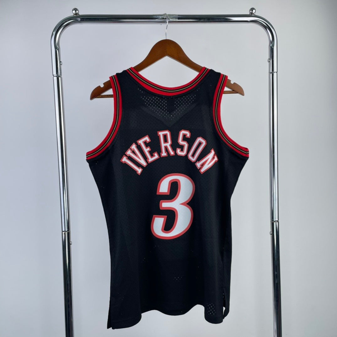 MN Heat Pressed Retro Jersey: SW 76ers 97/98 Season Black NBA : #3 | NBA | NBA | Betty ali Chinese suppliers