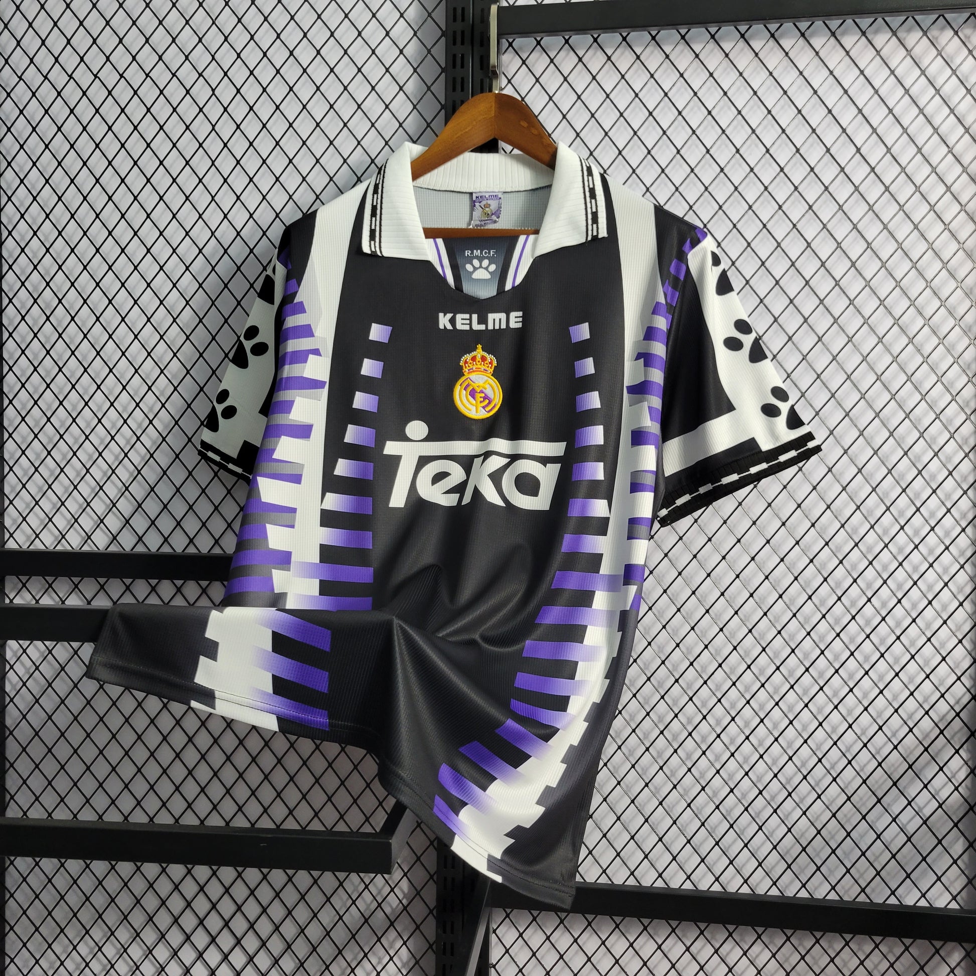 Retro 97/98 Real Madrid 2 away S/2XL | 复古/Retro | R | Betty ali Chinese suppliers