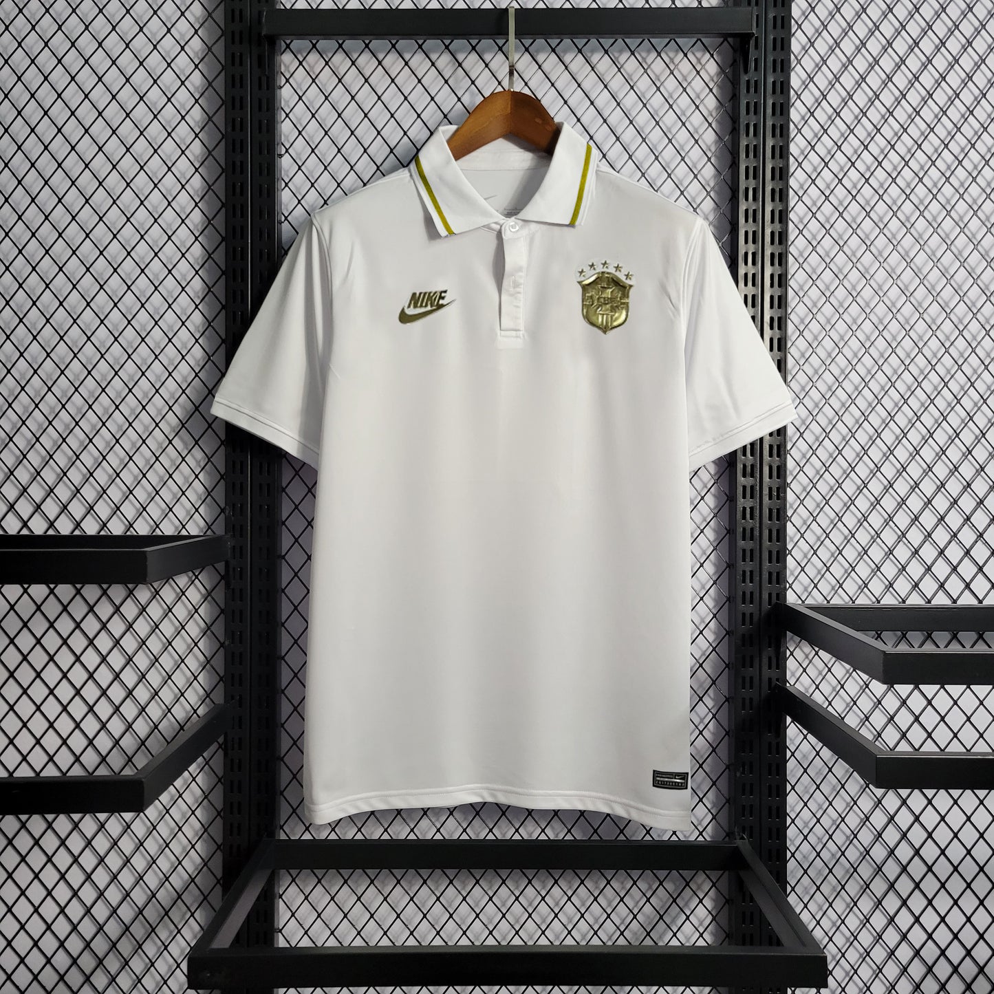 22/23 Brazil POLO Gold Nike Size S-XXL（Men's Fan Edition） | 巴西甲级联赛/Brazilian Serie A | M1-1 | Betty ali Chinese suppliers