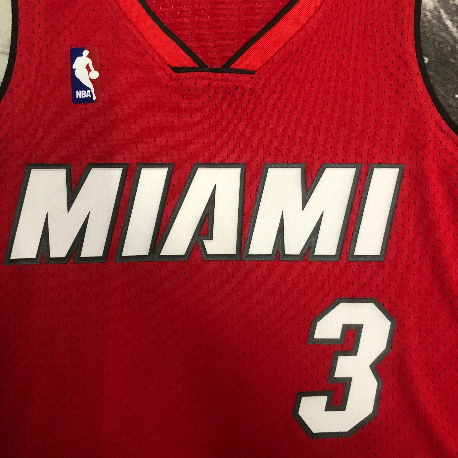 MN heat-pressed retro jersey: SW Heat 05/06 season red #3 NBA | NBA | NBA | Betty ali Chinese suppliers