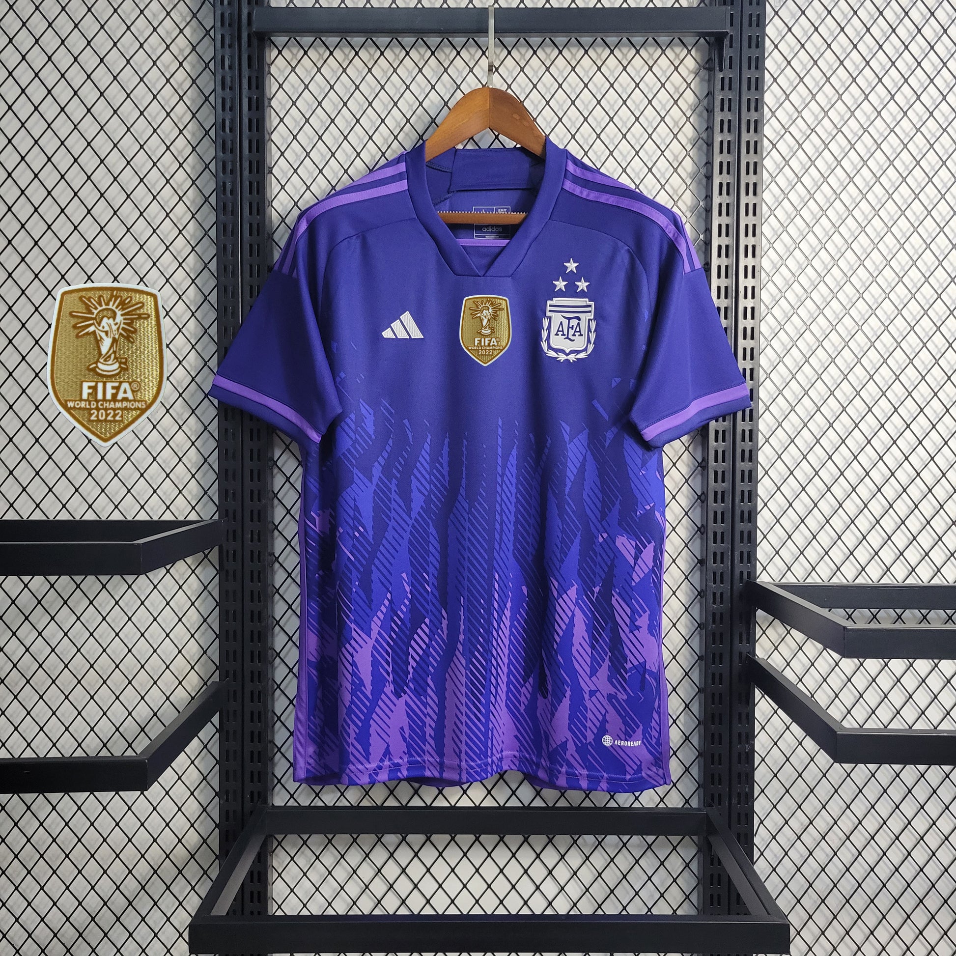 2022 World Cup Argentina away 3-star competition（Men's Fan Edition） | 衬衫 | M3-9 | Betty ali Chinese suppliers