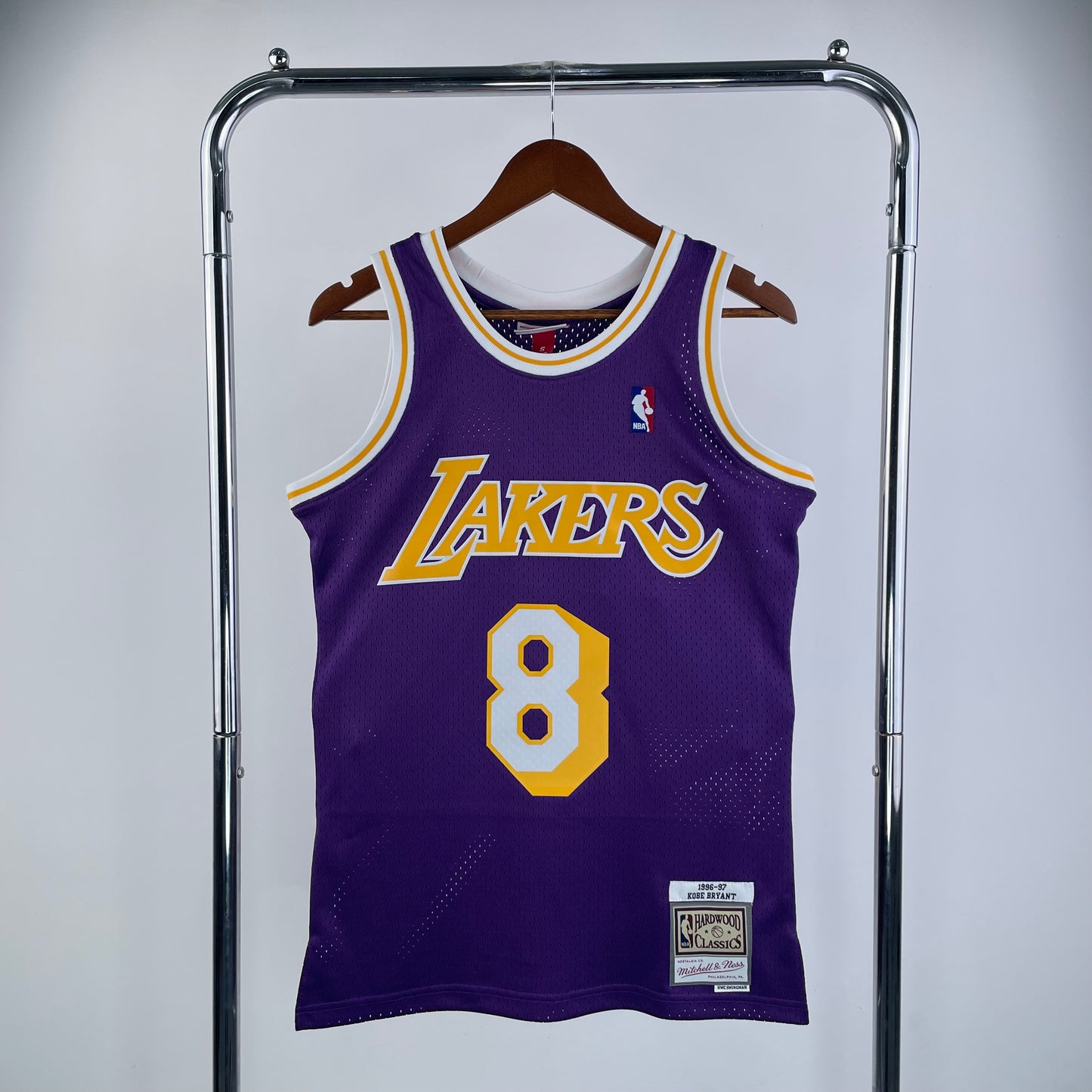 MN hot-pressed retro jersey: SW Lakers 96/97 season round neck purple NBA : #8 | NBA | NBA | Betty ali Chinese suppliers